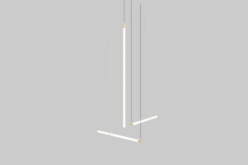 LYSABEL S VERTICAL - LED powder coated aluminium pendant lamp by Intra lighting - view 3
